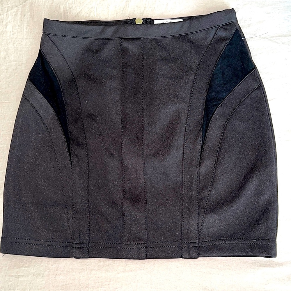 NWOT Tobi Mesh Cut-Out Mini Skirt